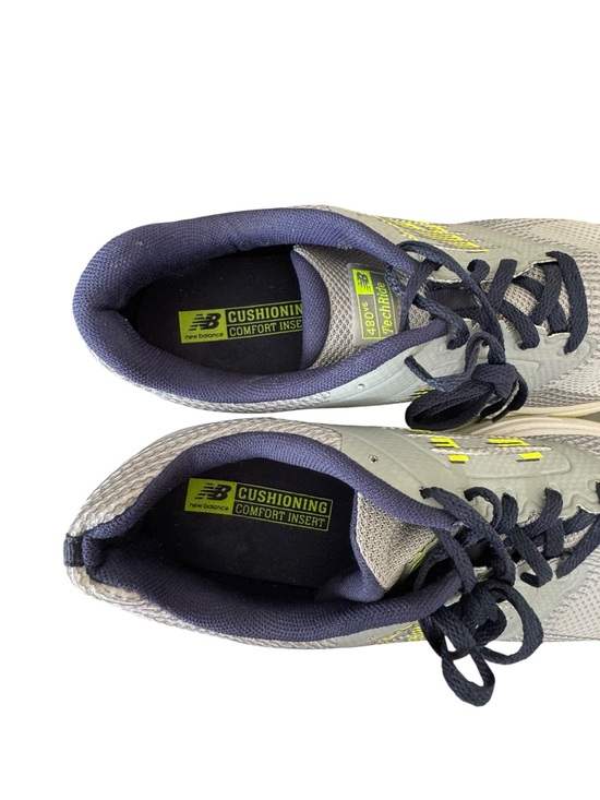 New Balance 480v6 TechRide Running Shoes Gray Lime Men’s Size 12 D
